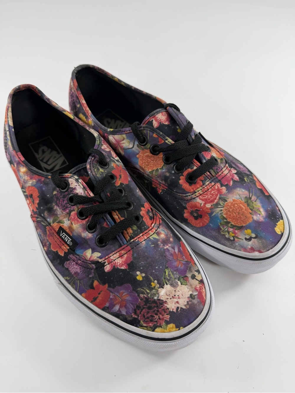 Vans Authentic Galaxy Floral Print Sneakers Cosmic Skate‎ Shoes W11
